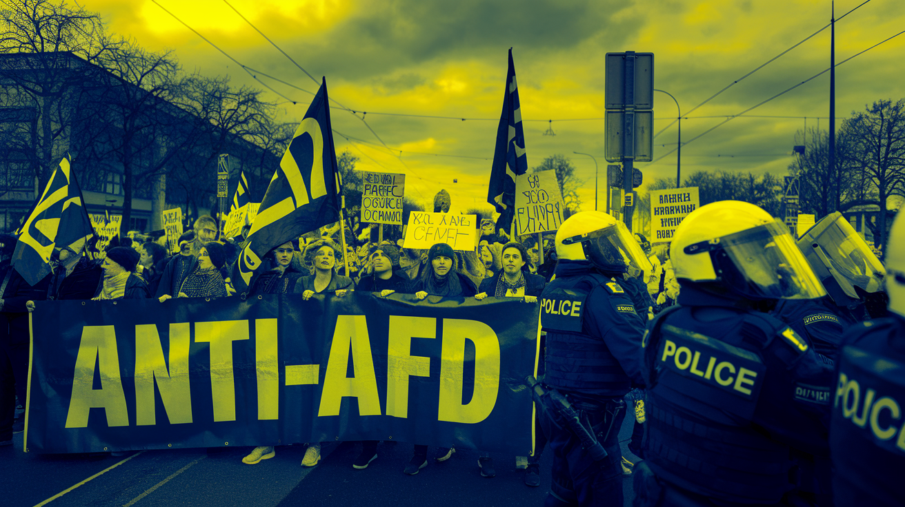 Almanya AfD'ye karşı ayakta