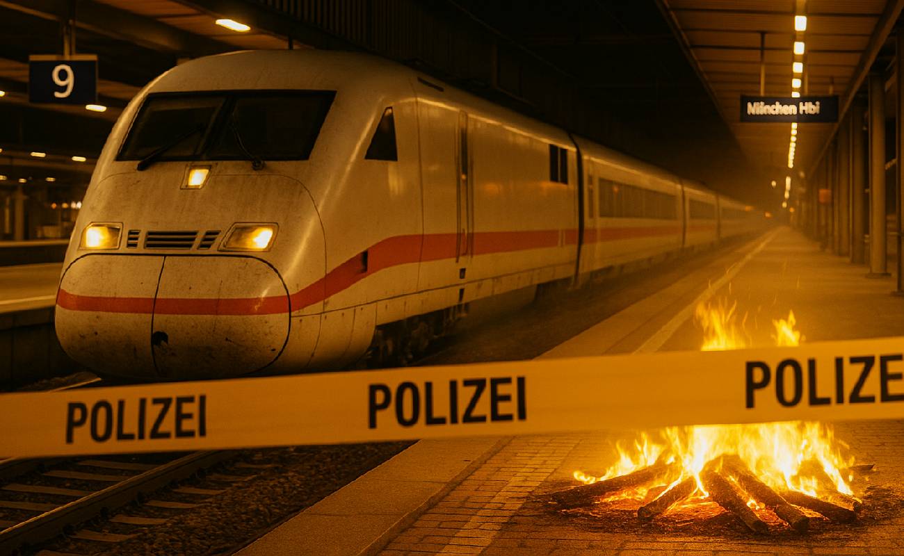 Tren seferleri 'kundaklama' nedeniyle iptal